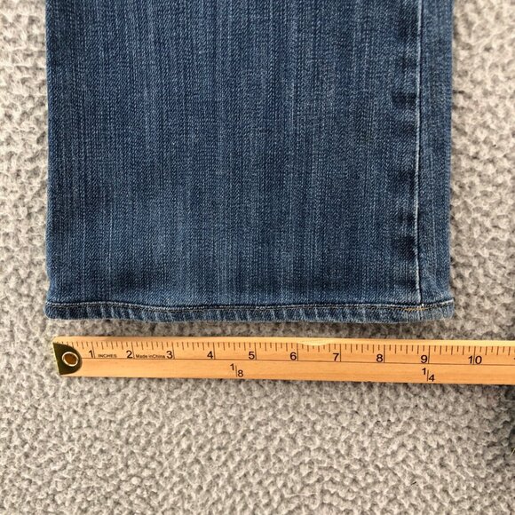 Adriano Goldschmied Jeans Womens 28R The Club Blue Flared Leg Medium Wash Denim* - Picture 13 of 14